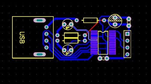 FT232RL USB转串口PCB FT232模块 简易USB转串口USB转RS232 FT232