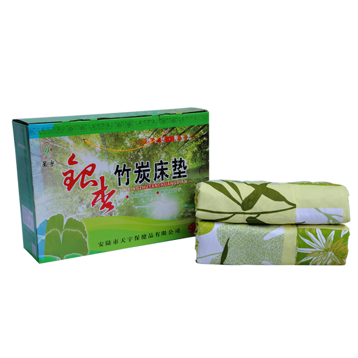 银杏竹炭纤维保健床垫 纯棉抗菌祛湿立体1.2学生1.5单人1.8米双人