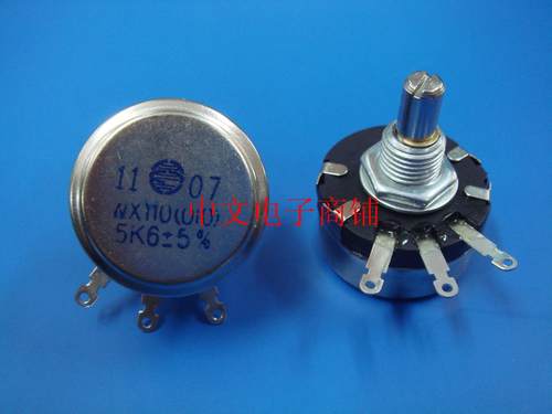 WX110(010)线绕式碳膜电位器1W 1K 10K 4.7K  5.6K 22K电位器
