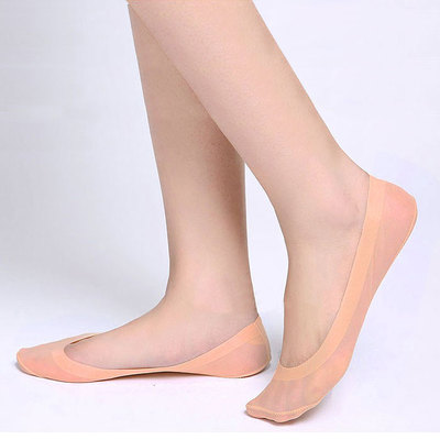 宝娜斯无痕全透硅胶防滑隐形船袜