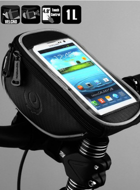 乐炫乐炫11810自行车把包 车首龙头包触摸屏手机包山地车前包单车