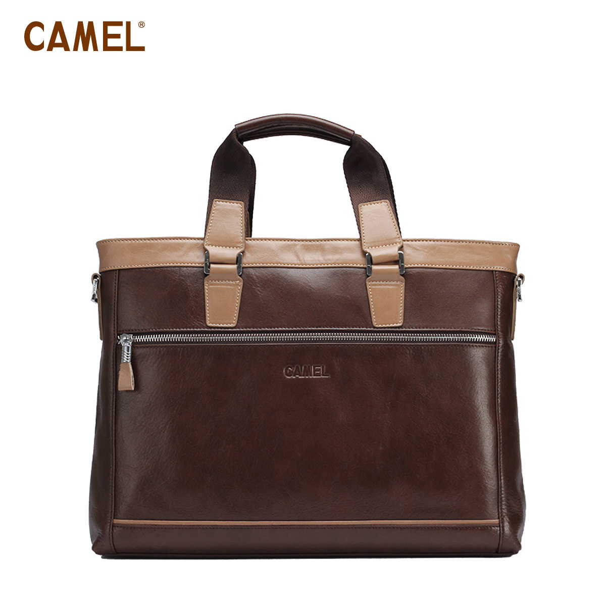 【非卖品】camel骆驼 商务2012 包 牛皮 手提 公文男包