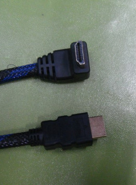 HDMI数据线 hdmi180度转hdmi90度 高清电脑电视连接线 1.5M米