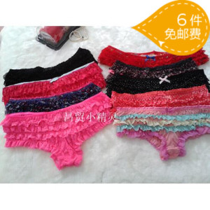 英国原单accessorize品牌 活泼可爱蛋糕层层少女三角低腰内裤多色