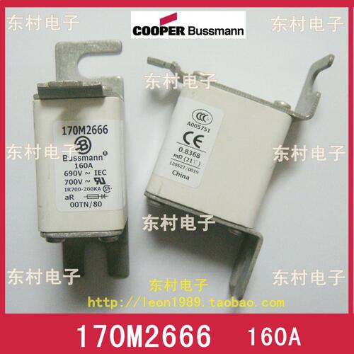 美国伊顿熔断器 BUSSMANN保险丝 170M2666 170M2666D 160A 690V