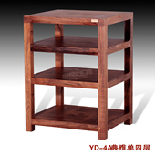音响机架 4A典雅单四层实木机架 音响架 器材架 声元 直销 素YD