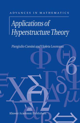 【预订】Applications of Hyperstructure Theory
