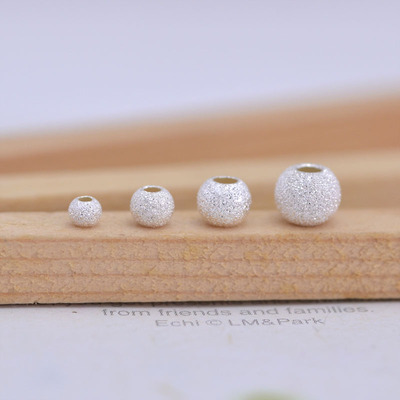 纯银转运珠手串饰品配件