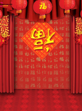 mycolor8原创 婚纱影楼 摄影背景 古装全家福 背景素材图片14-146