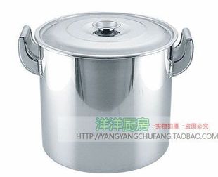 不锈钢桶 不锈钢汤桶 圆桶 多用桶 酒店用品 35cm汤锅