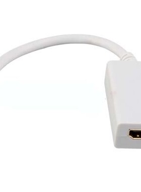 迷你DisplayPort转HDMI转换线 15CM MINI DP公转HDMI母数据线