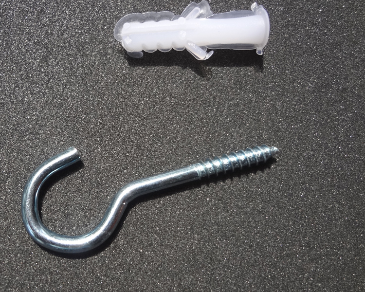 带钩螺丝羊眼钩含塑料膨胀