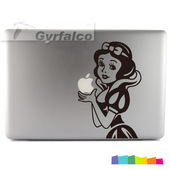 白雪公主 笔记本电脑贴纸 MacBook 苹果电脑贴纸 Pro Air 特价