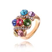 9.9 for posting good authentic Korea jewelry stars color Gold Diamond Korean ring fashion women