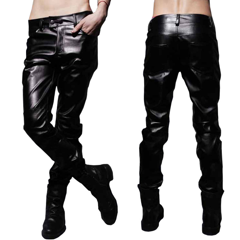Pantalon cuir homme serré pour jeunesse - Ref 1487670 Image 1