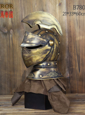 仿古风酒吧铁艺影楼原创设计摆件