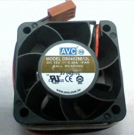 原装 AVC DB4028b12L 4028 DC12V 0.36a 4cm 服务器机箱风扇