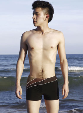包邮 舒漫正品902 男式平角时尚游泳裤 泳衣 加大码温泉泳装