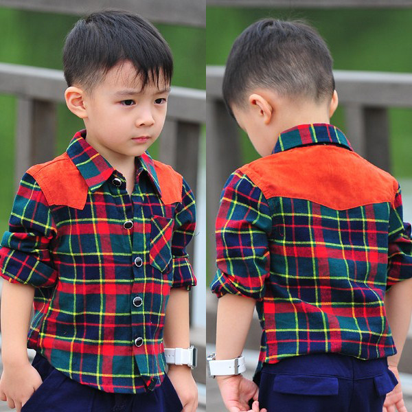 Chemise garcon à manche longue - Ref 2082206 Image 1