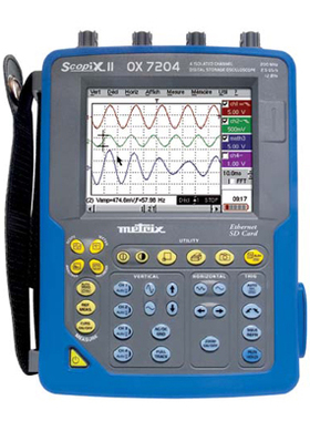 OX7204便携式隔离通道示波器 四通道示波器 含增值税发票