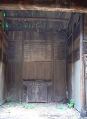 明清古典风老房子木雕