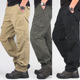 胖胖大码 裤 多口袋长裤 春秋新款 运动休闲裤 男嘻哈宽松工装 肥佬长裤
