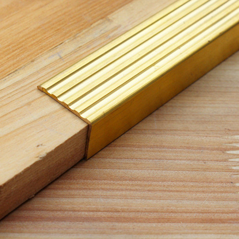 加厚铜条 7字形地板铜压条2.8*1.8 l型铜压边条 门用压条