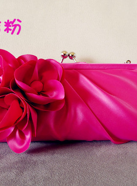 小包包迷你花朵绽放新娘包伴娘包晚宴包手拿包礼服包