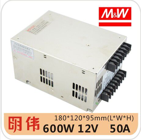 开关电源工业级、LED CE认证宽范围输入SP-600-12V50A600W