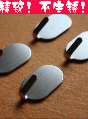 日本komeki不锈钢挂钩门后强力粘钩简约金属卫生间挂钩