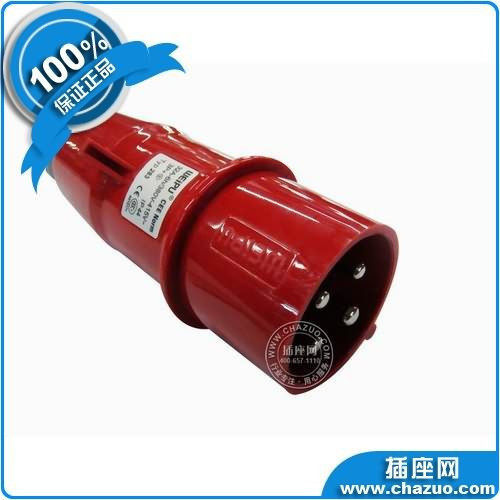 威浦Weipu航空插头连接器工业插头32A 4芯 TYP283 380V