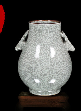 景德镇陶瓷器花瓶客厅仿古瓷器摆件工艺品家居装饰品摆件花瓶