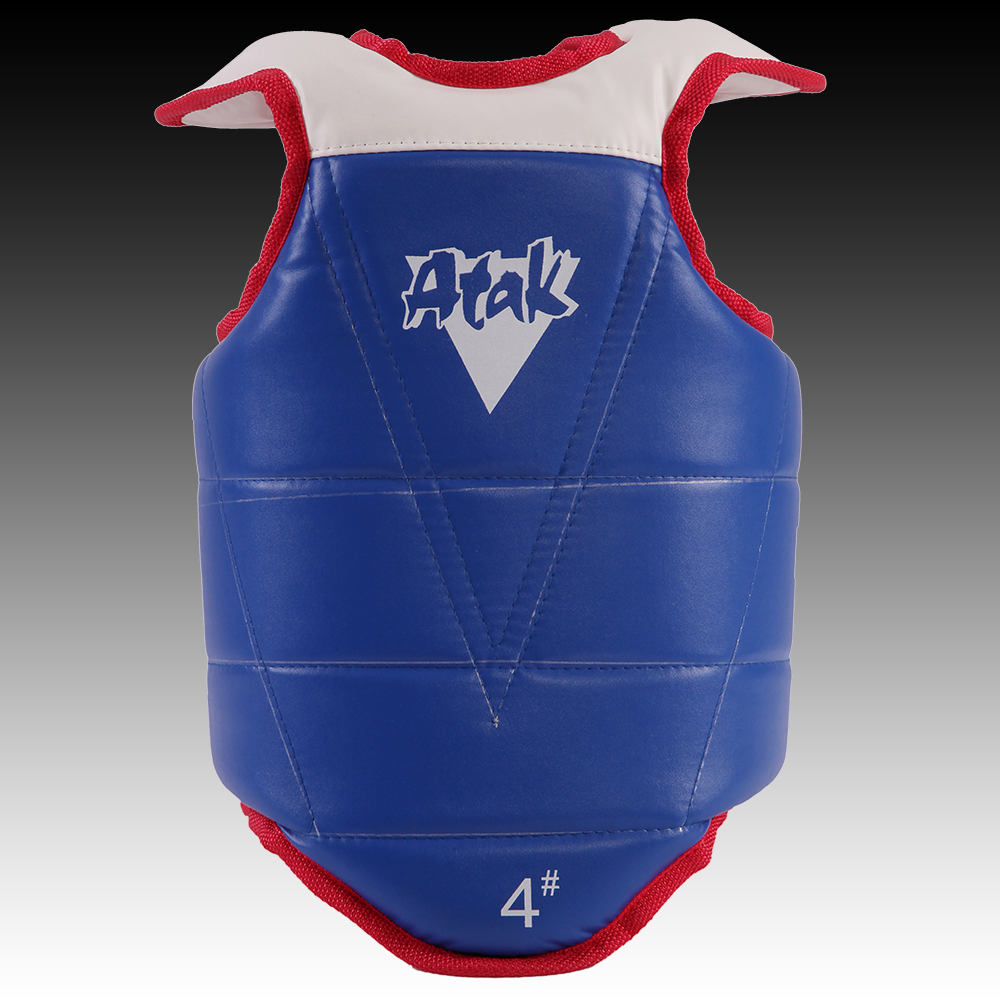 ATAK成人儿童跆拳道护具 护胸 加厚款，双面穿