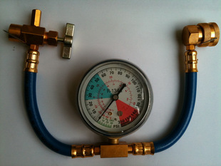 R134A DIY 汽车空调制冷剂检测补充加注管加氟管 带有放气阀