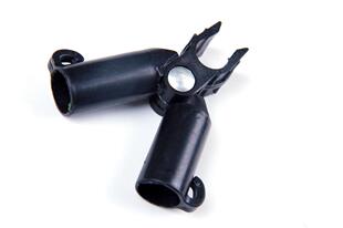 推荐 支柱接头a叉包塑钢管麻配件dii安装 组装 园艺塑胶新品 新款