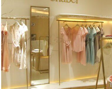 玫瑰金展示架 个性陈列架 店铺装潢 商场装修 货架设计 定制
