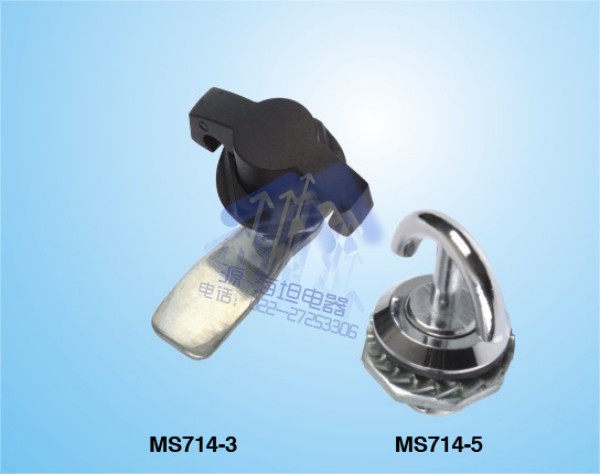 海坦机箱机柜锁 电箱电柜锁 食品机械锁挂锁 铁皮柜把手MS714-3