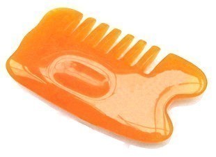 蜜蜡刮板 按摩梳子板 密蜡拨筋棒 头部按摩梳 树脂经络梳板