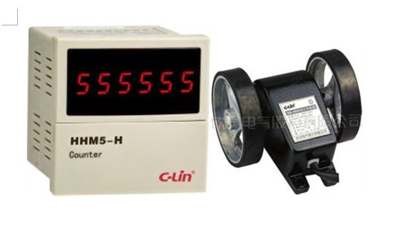 欣灵电气可逆计米器，测长仪，计米轮HHM3-H+GK-80A