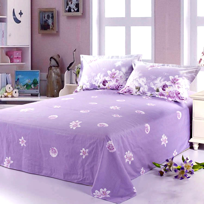 斜纹全棉印花被单斜纹宿舍床床单