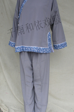 祥林嫂衣千雨和依戏曲服装媒婆衣服媒妁衣服越剧服装198灰色