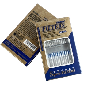 换芯型过滤嘴芯16支 烟具烟嘴滤芯 烟嘴过滤芯 sanda三达