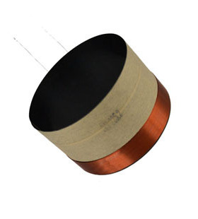 竞颖配件125芯BASV耐高温骨架圆线低音喇叭线圈125.2黑铝低音音圈