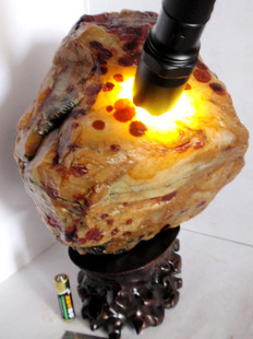 8220克黄龙玉黄蜡石天然奇石摆件台山玉霍山玉