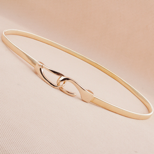 包邮时尚金色松紧金属链条 细腰链 女 春夏女式简洁百搭细腰带 女