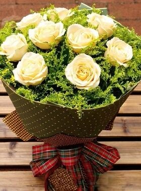 海南海口同城鲜花香槟玫瑰免费送
