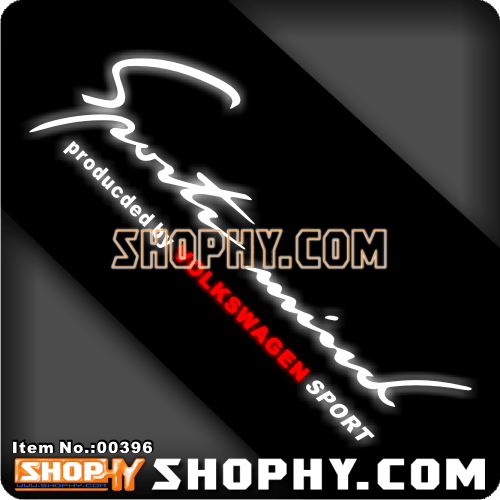 3M反光贴00396Sportsmindproducdedbyvolkswagen灯眉大众