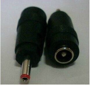 5.5 电源转接头5.5X2.1MM母转3.5X1.35MM公 DC转换直流转换插头