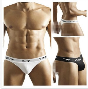 疯狂特价型男内裤c-in2全棉潮男士内裤单丁字裤/T裤 任意4条包邮