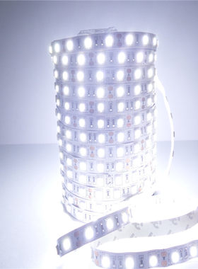 LED12V5050 60珠裸板灯带 正品三晶片 白/暖白/红/蓝/绿/黄/粉/紫